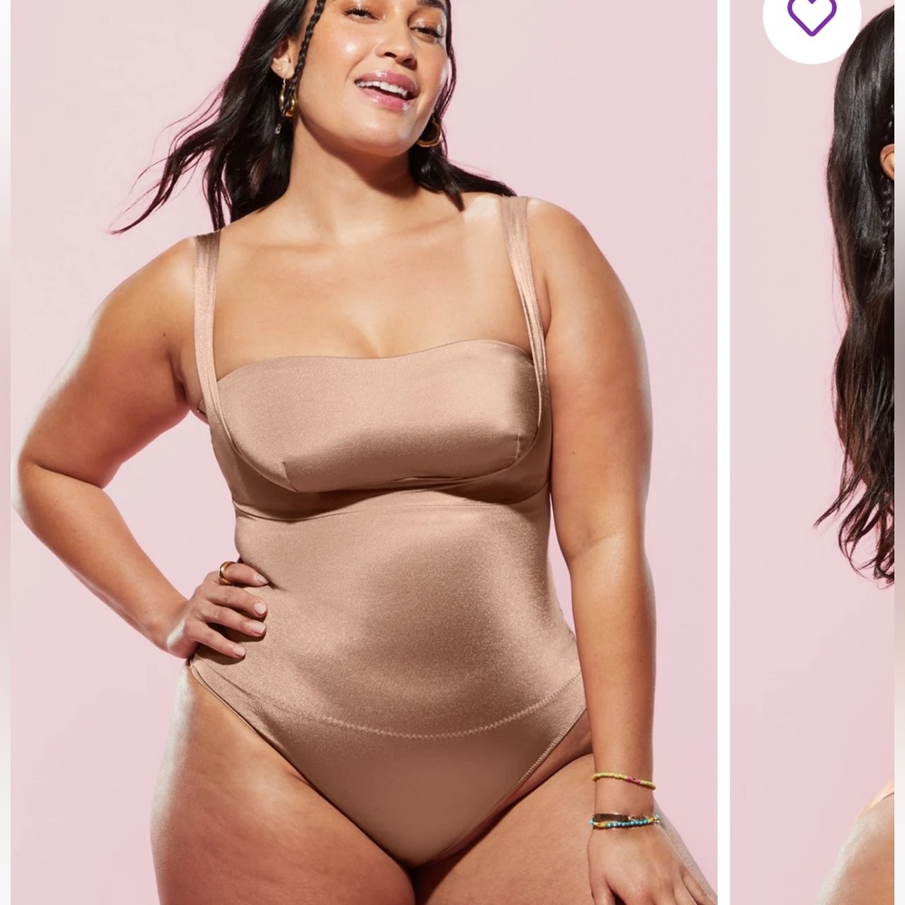 Yitty Headliner Shaping Open Bust Thong Bodysuit